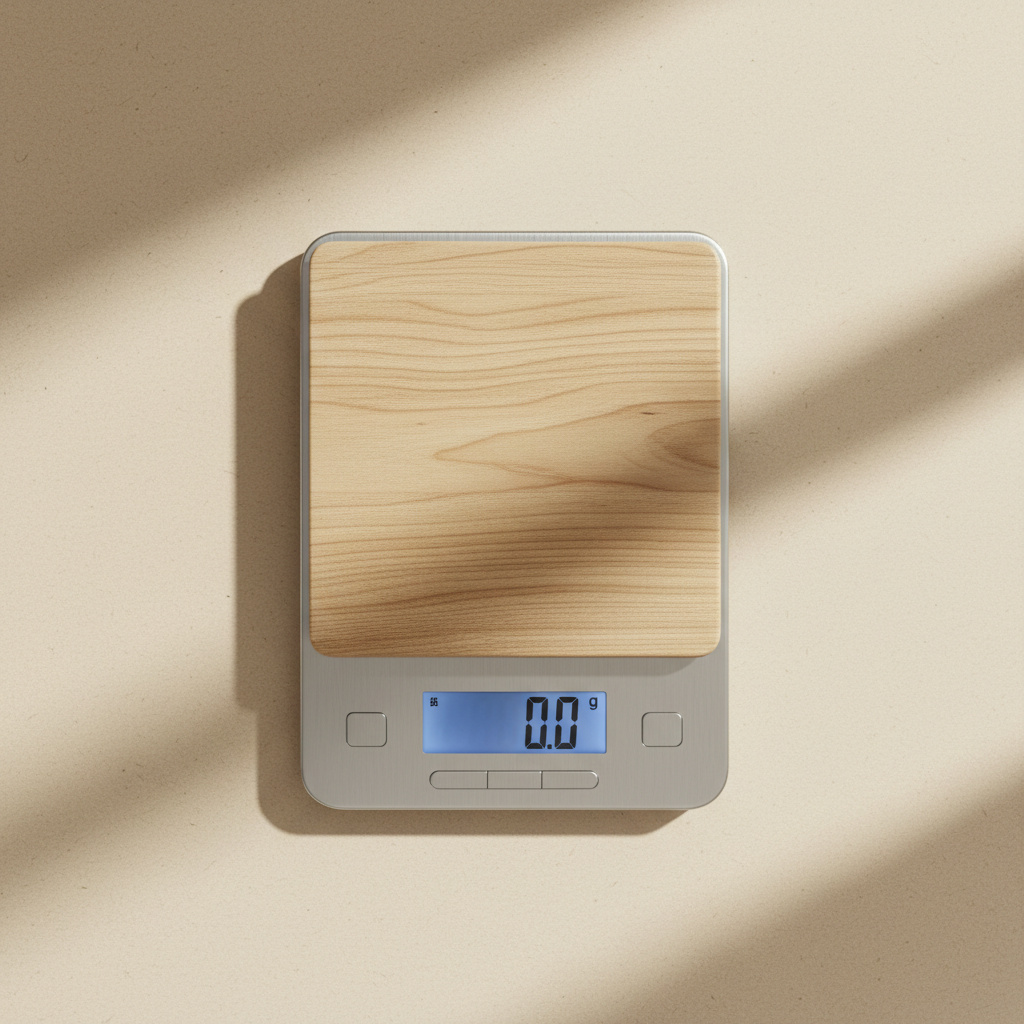 Balance cuisine bois et inox