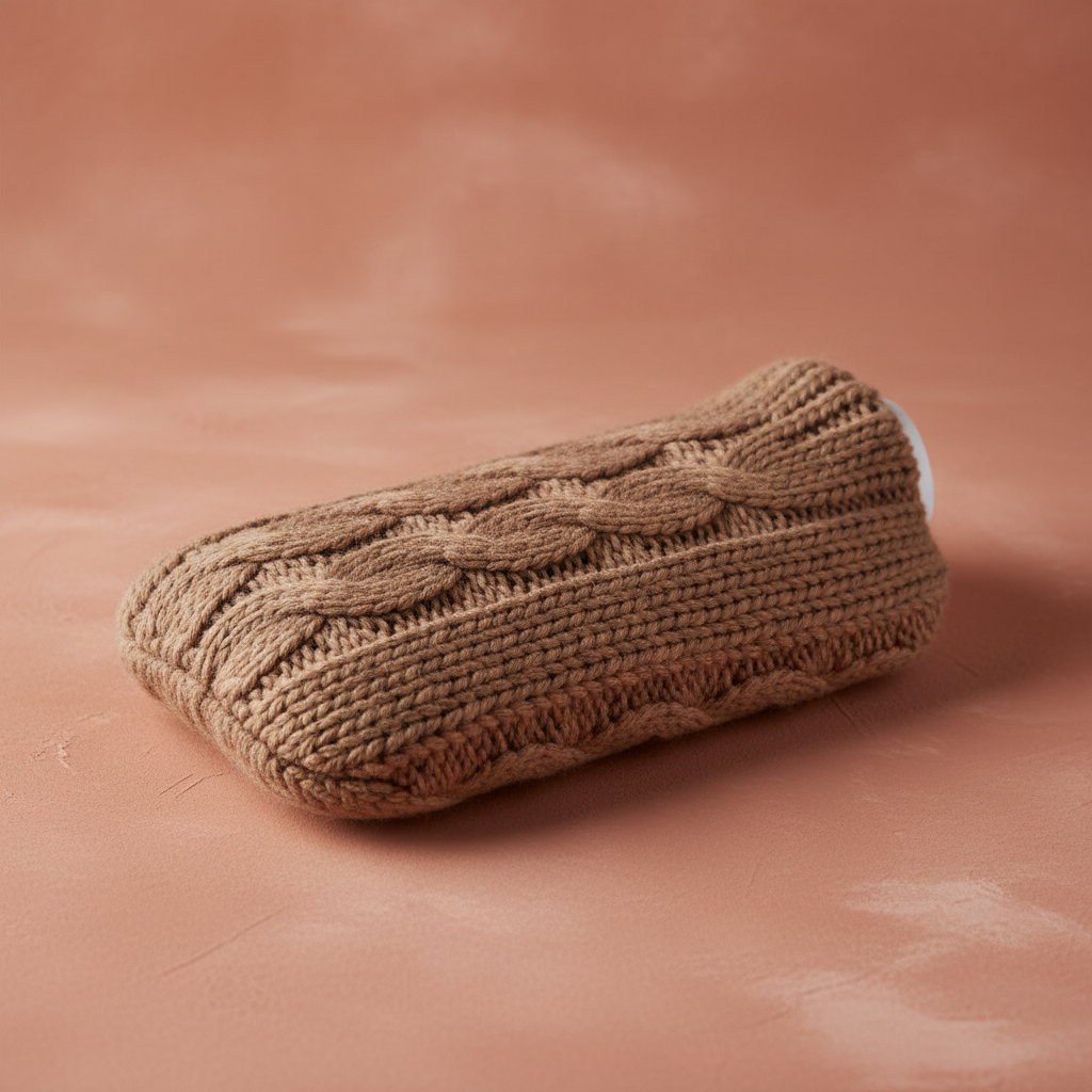 Bouillote laine couverture brune