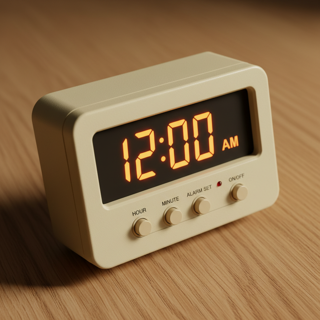 Horloge numérique LED rétro